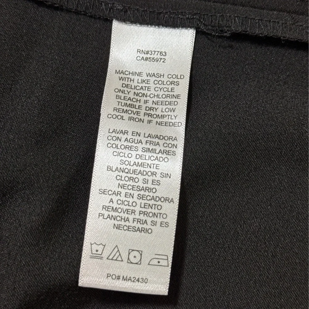 LAUNDRY by Shelli Segal The HAILEE Modern Fit Women's Black Pants 10S NWT $178 - Picture 7 of 8
